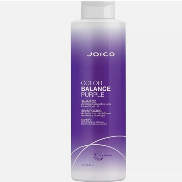 *1-Bottle* Joico Color Balance Purple Shampoo 33.8 Oz Blonde Gray Hair 2620645 - Picture 1 of 2